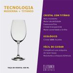 Taça De Cristal Para Água 450 ml Roberta Bohemia