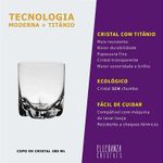 Copo De Cristal Para Whisky 280 ml Trio Bohemia