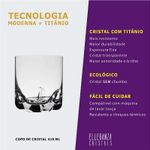 Copo De Cristal Para Whisky 410 ml Trio Bohemia
