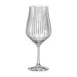 Taça de Cristal para Vinho Bordeaux com 550 ml Linha Tulipa Optic Bohemia