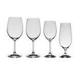 Jogo com 24 Taças De Cristal Bohemia Linha Roberta