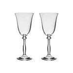 Jogo 2 Taças de Cristal Para Vinho Tinto 250 ml Angela Bohemia