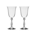 Jogo com 2 Taças de Cristal Para Água 350 ml Linha Angela Bohemia
