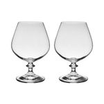 Jogo 2 Taças de Cristal Para Cognac 400 ml Angela Bohemia