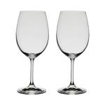 Jogo com 2 Taças de Cristal Para Vinho Branco 350 ml Anna Bohemia