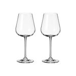 Jogo 2 Taças de Cristal Para Vinho Branco 450 ml Ardea Bohemia
