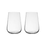 Jogo com 2 Copos Longos de Cristal Para Água 470 ml Linha Ardea Bohemia