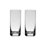Jogo com 2 Copos Longos De Cristal Para Água 300 ml Linha Barline Bohemia