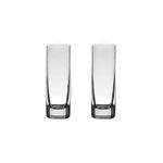 Jogo com 2 Copos De Cristal Para Vodka 50 ml Barline Bohemia