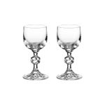 Jogo com 2 Taças de Cristal Para Licor 50 ml Linha Claudia Bohemia 
