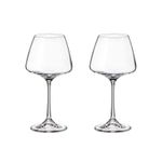 Jogo com 2 Taças de Cristal Para Vinho Branco 350 ml Corvus Bohemia