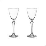 Jogo com 2 Taças de Cristal Para Vinho Branco 190 ml Linha Elisabeth Bohemia