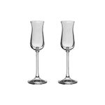 Jogo com 2 Taças De Cristal Para Grappa 50 ml Linha Forum Bohemia