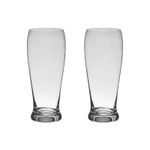 Jogo com 2 Copos De Cristal Para Cerveja Pilsen 560 ml Linha Forum Bohemia