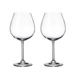 Jogo 2 Taças de Cristal Para Vinho Tinto 650 ml Gastro/Colibri Bohemia