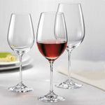 Jogo 2 Taças De Cristal Para Vinho Tinto 350 ml Helena Bohemia