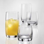 Jogo com 2 Copos De Cristal Para Água 380 ml Linha Ideal Bohemia