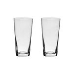 Jogo 2 Copos Longos De Cristal Para Água ou Suco 400 ml Jive Bohemia