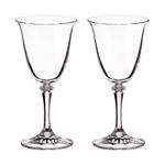 Jogo com 2 Taças De Cristal Para Vinho Branco 250 ml Linha Branta Bohemia