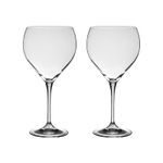 Jogo 2 Taças de Cristal Para Vinho Bourgogne ou Gin 560 ml Lenny Bohemia