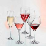 Jogo 2 Taças de Cristal Para Vinho Bourgogne ou Gin 560 ml Lenny Bohemia