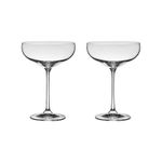 Jogo 2 Taças de Cristal Para Champagne 290 ml Megan Bohemia