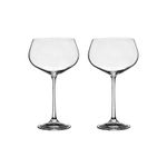 Jogo com 2 Taças de Cristal Para Vinho Tinto 400 ml Linha Megan Bohemia