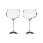 Jogo com 2 Taças de Cristal Para Água 500 ml Linha Megan Bohemia
