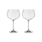 Jogo 2 Taças de Cristal Para Vinho Bourgogne 700 ml Megan Bohemia