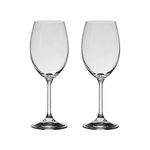Jogo 2 Taças De Cristal Para Vinho Branco 250 ml Roberta Bohemia
