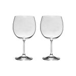 Jogo com 2 Taças De Cristal Para Bourgogne ou Gin 600 ml Roberta Bohemia