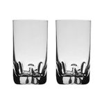 Jogo com 2 Copos De Cristal Para Água ou Suco 230 ml Trio Bohemia