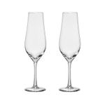 Jogo 2 Taças de Cristal Para Champagne 170 ml Tulipa Bohemia