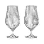 Jogo 2 Taças de Cristal Para Cerveja 540 ml Tulipa Optic Bohemia