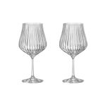 Jogo 2 Taças de Cristal Para Vinho Bourgogne ou Gin 600 ml Tulipa Optic Bohemia