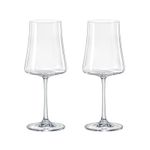 Jogo 2 Taças de Cristal Para Vinho Branco 360 ml Xtra Bohemia