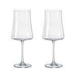 Jogo 2 Taças de Cristal Para Vinho Tinto 460 ml Xtra Bohemia