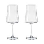 Jogo com 2 Taças de Cristal Para Água ou Vinho 560 ml Xtra Bohemia
