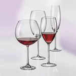 Jogo 4 Taças De Cristal Para Bourgogne ou Gin 710 ml Grandioso Bohemia