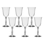 Jogo 6 Taças de Cristal Para Água 350 ml Angela Bohemia