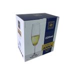 Jogo com 6 Taças de Cristal Para Champagne 220 ml Anna Bohemia