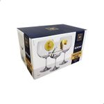 Jogo com 6 Taças de Cristal Para Vinho ou Gin 600 ml Anna Bohemia