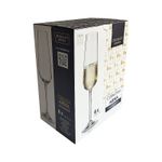 Jogo com 6 Taças de Cristal Para Champagne 220 ml Ardea Bohemia