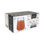 Jogo com 6 Copos de Cristal Para Água 300 ml Linha Ardea Bohemia