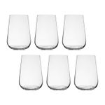 Jogo com 6 Copos Longos de Cristal Para Água 470 ml Linha Ardea Bohemia