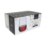 Jogo com 6 Copos Longos de Cristal Para Água 470 ml Linha Ardea Bohemia