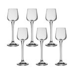 Jogo com 6 Taças de Cristal Para Licor 60 ml Ardea Bohemia
