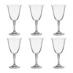 Jogo 6 Taças de Cristal Para Água 360 ml Branta Bohemia