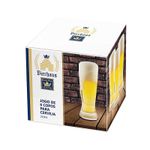 Jogo com 6 Copos De Cristal Para Cerveja 210 ml Catarinense Bohemia
