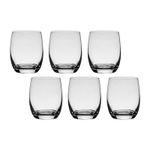 Jogo com 6 Copos de Cristal Para Whisky 300 ml Club Bohemia